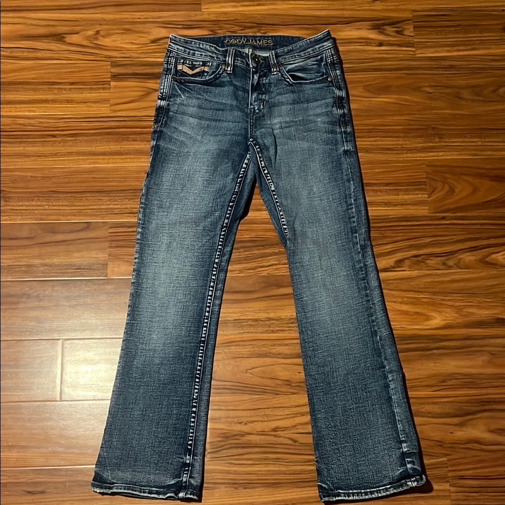 Cody James Blue Bootcut Jeans